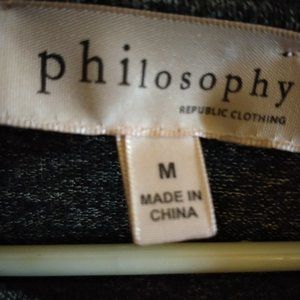 Philosophy thin knit sweater